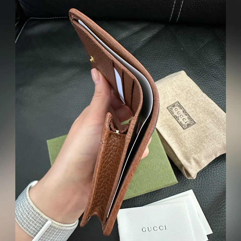 Gucci Horsebit Mini Denim Wallet - Picture 2 of 6